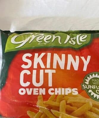 Skinny cut oven chips