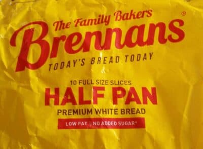 Half Pan Premium White Bread