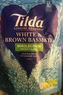 White & Brown Basmati
