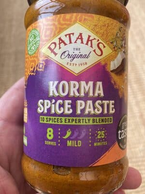 Korma spice paste