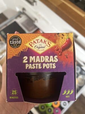 pataks madras paste pots