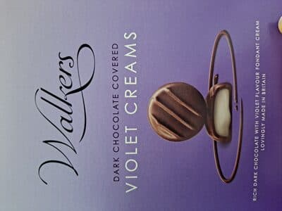 Dark Chocolate Covered Violet Creams