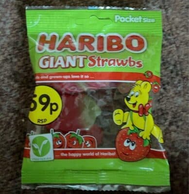 Haribo Giant Strawberries