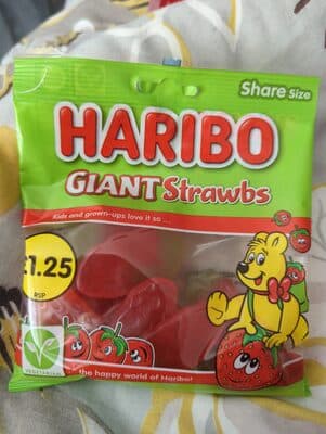 Haribo Giant Strawbs
