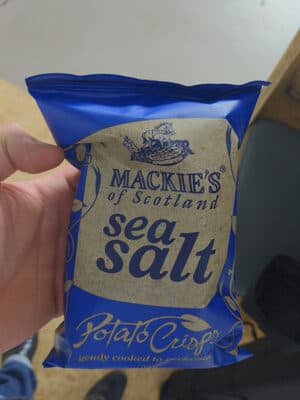 Sea salt potato crisps