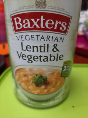 Baxters Vegetarian Lentil And Vegetable Soup