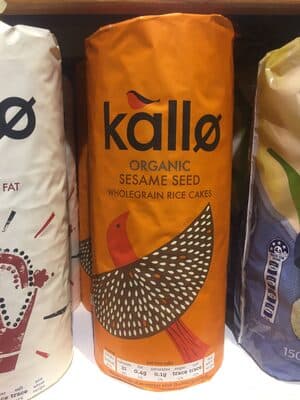 Organic Slightly Salted Sesame Rice Cakes