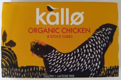 Organic Chicken stock cubes