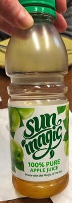 100% pure apple juice