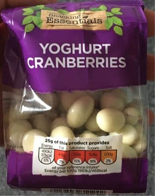 Yoghurt Cranberries