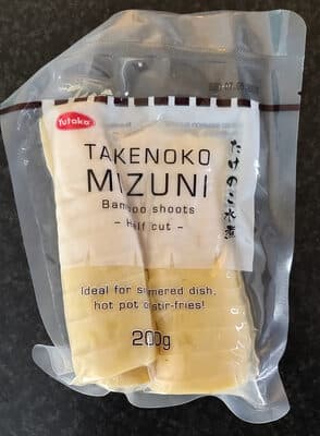 bamboo shoots half cut