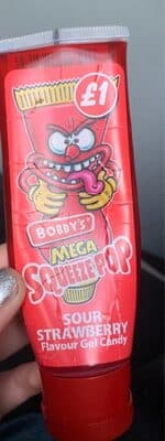 sour strawberry candy gel