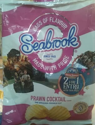 Prawn Cocktail flavour Crinkle Cut crisps