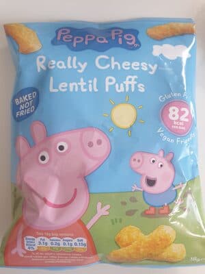 Peppa Pig Really Cheesy Lentil Puffs