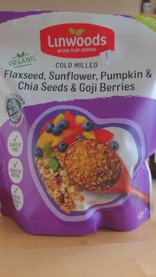 Cold Milled Flaxseed, Sunflower, Pumpkin & Chia Seeds & Goji Berries
