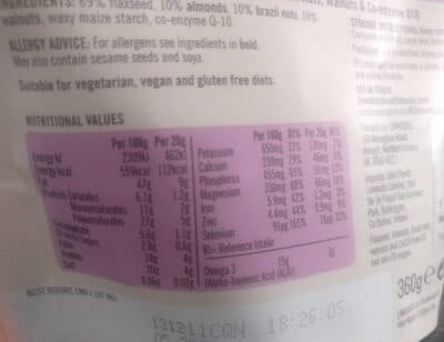 Cold Milled Flaxseed, Almonds, Brazil Nuts, Walnuts & CoQ10