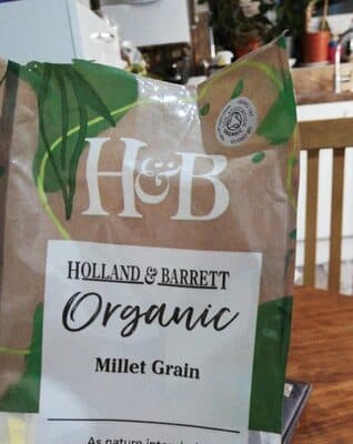 Hulled millet grain