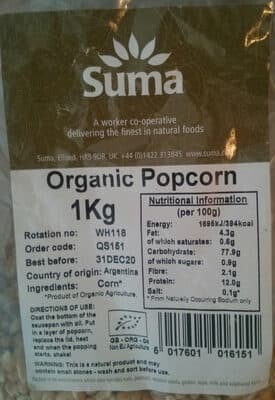 Organic Popcorn