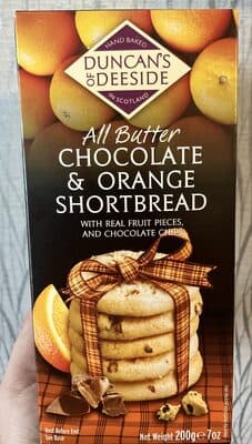 Chocolate and Orange Shortbread