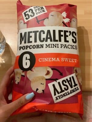 Metcalfe's Cinema Sweet Popcorn