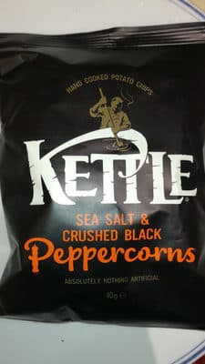 Kettle Sea Salt and Black Pepper Crisps