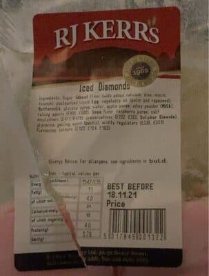 Iced diamonds