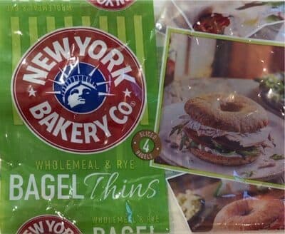 Wholemeal & Rye Bagel Thins