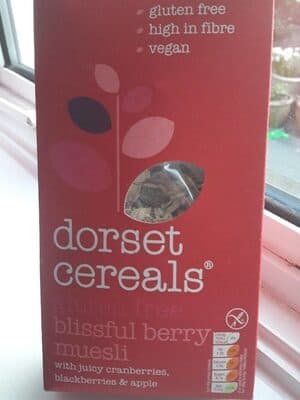 blissful berry muesli gluten free