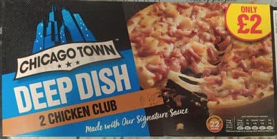 Chicken Club Deep Dish Pizzas