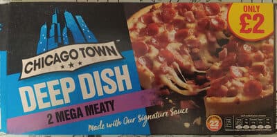 Mega Meaty Deep Dish Pizzas
