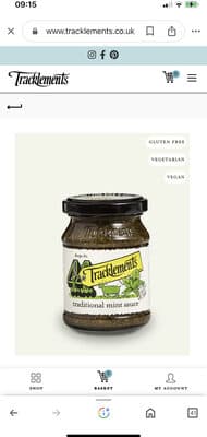 Tracklements mint sauce
