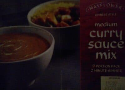 Medium curry sauce mix