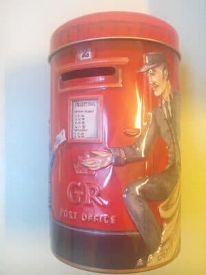 Churchill's Post Box Money Box With Toffees