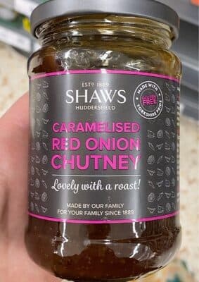 Caramelised red onion chutney