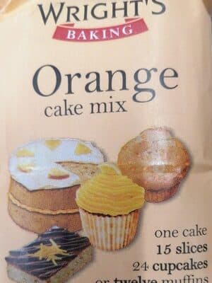 Orange cake mix