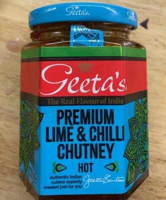 Premium lime & chilli chutney