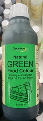 Natural Green Food Colour