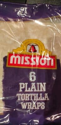 Plain Tortilla Wraps