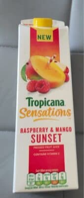 Tropicana Sensations Raspberry And Mango Sunset