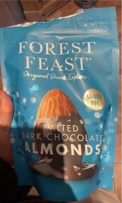 Salted Dark Chocolate Almonds