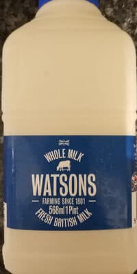 Fresh Whole British Milk