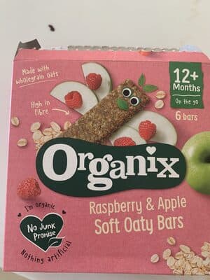 Raspberry & Apple Soft Oaty Bars
