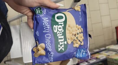 Organix melty cheese stars