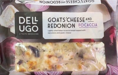Goat's Cheese and Red Onion Focaccia