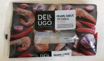Prawn, Garlic, Chilli Ravioli