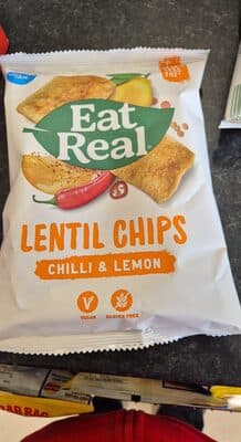 Lentil Chips Chilli & Lemon Flavour