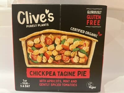 Clives Chickpea Tagine Pie
