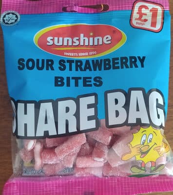 Sour Strawberry Bites