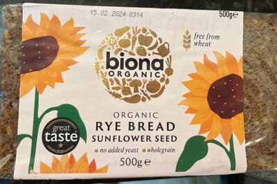 Biona Organic Rye Sunflower Seed Bread