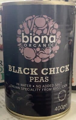 Black chick peas